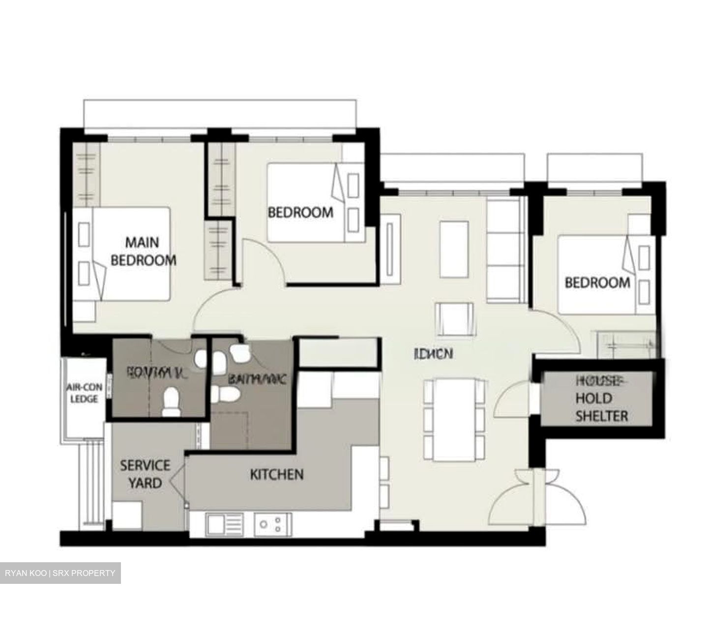 Blk 419A Waterfront II @ Northshore (Punggol), HDB 4 Rooms #611040531